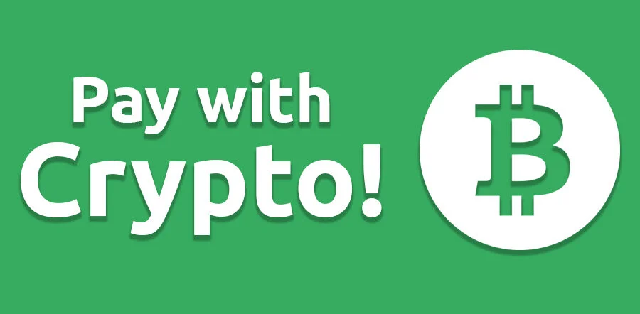 Now accepting crypto currencies!